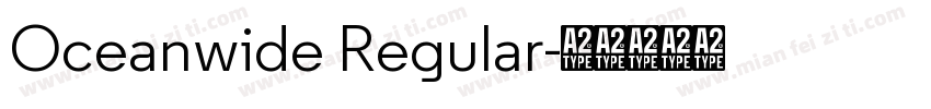 Oceanwide Regular字体转换